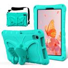 For Huawei MatePad T8 8.0 2020 Butterfly Bracket EVA Shockproof Tablet Case(Mint Green) - 1