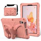 For TCL Tab 8 LE / WiFi 2023 Butterfly Bracket EVA Shockproof Tablet Case(Pink Orange) - 1