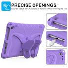 For Amazon Kindle Fire Max 11 2023 Butterfly Bracket EVA Shockproof Tablet Case(Light Purple) - 2