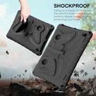 For Amazon Kindle Fire Max 11 2023 Butterfly Bracket EVA Shockproof Tablet Case(Black) - 3