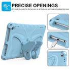 For Amazon Kindle Fire Max 11 2023 Butterfly Bracket EVA Shockproof Tablet Case(Light Blue) - 2