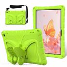 For Amazon Kindle Fire Max 11 2023 Butterfly Bracket EVA Shockproof Tablet Case(Grass Green) - 1