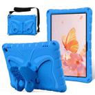 For Amazon Kindle Fire Max 11 2023 Butterfly Bracket EVA Shockproof Tablet Case(Blue) - 1