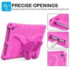 For Amazon Kindle Fire Max 11 2023 Butterfly Bracket EVA Shockproof Tablet Case(Rose Red) - 2