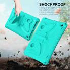 For Amazon Kindle Fire HD10 2021/2023 Butterfly Bracket EVA Shockproof Tablet Case(Mint Green) - 3