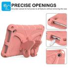 For Amazon Kindle Fire HD7 2022 Butterfly Bracket EVA Shockproof Tablet Case(Pink Orange) - 2