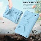 For Amazon Kindle Fire HD7 2022 Butterfly Bracket EVA Shockproof Tablet Case(Light Blue) - 3