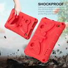 For Amazon Kindle Fire HD7 2022 Butterfly Bracket EVA Shockproof Tablet Case(Red) - 3