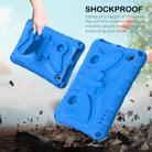 For Amazon Kindle Fire HD7 2022 Butterfly Bracket EVA Shockproof Tablet Case(Blue) - 3