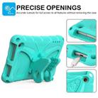 For Amazon Kindle Fire HD7 2022 Butterfly Bracket EVA Shockproof Tablet Case(Mint Green) - 2