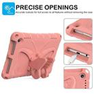 For Amazon Kindle Fire HD8 /8 Plus 2020/2022 Butterfly Bracket EVA Shockproof Tablet Case(Pink Orange) - 2