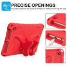 For Amazon Kindle Fire HD8 /8 Plus 2020/2022 Butterfly Bracket EVA Shockproof Tablet Case(Red) - 2