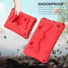 For Amazon Kindle Fire HD8 /8 Plus 2020/2022 Butterfly Bracket EVA Shockproof Tablet Case(Red) - 3