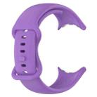 For Google Pixel Watch 3 41mm Butterfly Color Buckle Silicone Watch Band, Size: L(Lilac) - 2