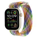 For Apple Watch 46mm / 49mm / 45mm / 44mm Metal Buckle Nylon Braided Watch Band(Color) - 1