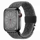 For Apple Watch 46mm / 49mm / 45mm / 44mm Metal Buckle Nylon Braided Watch Band(Calx) - 1