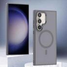 For Samsung Galaxy S23+ 5G Transparent TPU Hybrid PC Magsafe Phone Case(Grey) - 1