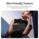 For Samsung Galaxy Z Fold4 Skin-feel Holder Shockproof Phone Case(Black) - 3