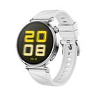 For Huawei Watch GT 5 41mm Solid Figure Homochromy Silicone Watch Band(White) - 1