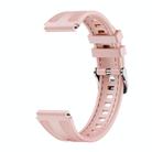 For Huawei Watch GT 5 41mm Women Hybrid Nylon Silicone Watch Band(Pink) - 2