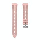 For Huawei Watch GT 5 41mm Women Hybrid Nylon Silicone Watch Band(Pink) - 3