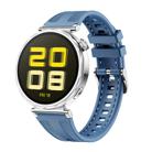 For Huawei Watch GT 5 41mm Women Hybrid Nylon Silicone Watch Band(Light Blue) - 1