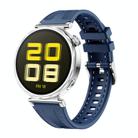 For Huawei Watch GT 5 41mm Women Hybrid Nylon Silicone Watch Band(Dark Blue) - 1