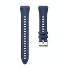 For Huawei Watch GT 5 41mm Women Hybrid Nylon Silicone Watch Band(Dark Blue) - 3