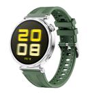 For Huawei Watch GT 5 41mm Women Hybrid Nylon Silicone Watch Band(Spruce Green) - 1