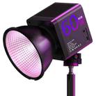 C60R 60W RGB Stage Lamp Professional Video Photography COB Fill Light, Plug:EU Plug - 1