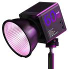 C60R 60W RGB Stage Lamp Professional Video Photography COB Fill Light, Plug:US Plug - 1