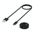 For Huawei Watch GT5 41mm USB Interface Split Type Smart Watch Charging Cable, Length: 1m(Black) - 2