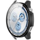 For Huawei Watch GT 5 46mm Tempered Glass Film Integrated PC Watch Protective Case(Glossy Black) - 1