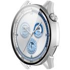 For Huawei Watch GT 5 46mm Tempered Glass Film Integrated PC Watch Protective Case(Frosted Silver) - 1