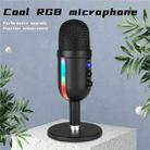 MU2000 Professional Desktop Cardioid Condenser Microphone With RGB Light - 3