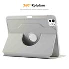 For iPad Pro 13 2024 ENKAY 360 Rotation TPU Leather Smart Tablet Case with Pen Slot(Light Blue) - 3
