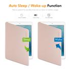 For iPad Air / Air 2 / 9.7 2017 / 2018 ENKAY 360 Rotation TPU Leather Smart Tablet Case with Pen Slot(Pink) - 2