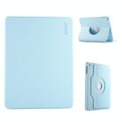For iPad Air / Air 2 / 9.7 2017 / 2018 ENKAY 360 Rotation TPU Leather Smart Tablet Case with Pen Slot(Light Blue) - 1
