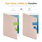 For iPad Air / Air 2 / 9.7 2017 / 2018 ENKAY 360 Rotation TPU Leather Smart Tablet Case with Pen Slot(Light Blue) - 2