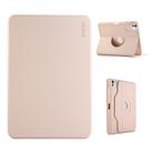 For iPad Air 11 2024 / 2025 / Air 10.9 2022 ENKAY 360 Rotation TPU Leather Smart Tablet Case with Pen Slot(Pink) - 1