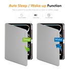 For iPad Air 11 2024 / 2025 / Air 10.9 2022 ENKAY 360 Rotation TPU Leather Smart Tablet Case with Pen Slot(Grey) - 2