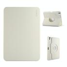 For iPad Pro 11 2022 / 2021 / 2020 ENKAY 360 Rotation TPU Leather Smart Tablet Case with Pen Slot(Beige) - 1