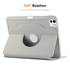 For iPad Pro 11 2022 / 2021 / 2020 ENKAY 360 Rotation TPU Leather Smart Tablet Case with Pen Slot(Beige) - 3