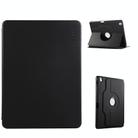 For iPad Air 10.5 / Pro 10.5 / 10.2 ENKAY 360 Rotation TPU Leather Smart Tablet Case with Pen Slot(Black) - 1
