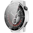 For Huawei Watch GT 5 Pro 46mm Graduated Style Tempered Glass Film Integrated PC Watch Case(Bright Silver) - 2