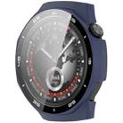 For Huawei Watch GT 5 Pro 46mm Graduated Style Tempered Glass Film Integrated PC Watch Case(Midnight Blue) - 2