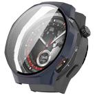 For Huawei Watch GT 5 Pro 46mm Ordinary Style Tempered Glass Film Integrated PC Watch Case(Ink Blue) - 1