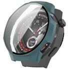 For Huawei Watch GT 5 Pro 46mm Ordinary Style Tempered Glass Film Integrated PC Watch Case(Pine Green) - 1