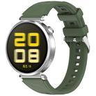 For Huawei Watch GT 5 41mm Quick Release Silicone Watch Band(Dark Green) - 1