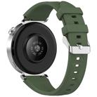 For Huawei Watch GT 5 41mm Quick Release Silicone Watch Band(Dark Green) - 2